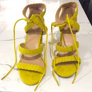 Charlotte Russe, Lime Green Sandals